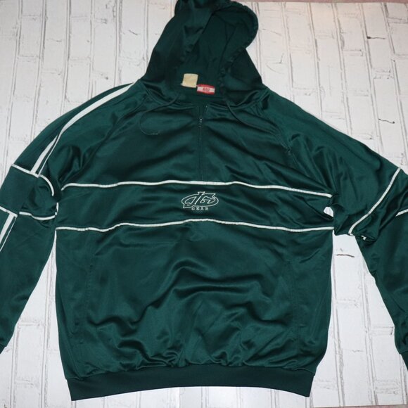 Vintage green and white JG gear Athletic Works Men's pull over Size XL - Picture 1 of 5
